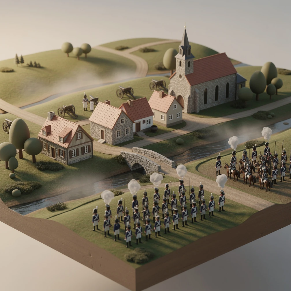 Historical artwork depicting the Battle of Jena-Auerstedt