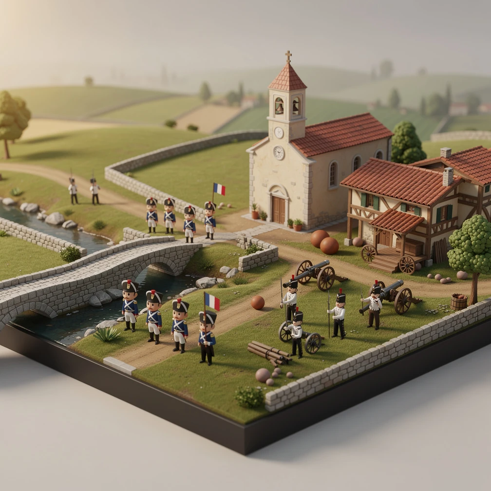 Historical artwork depicting the Battle of Marengo