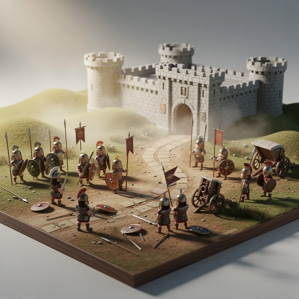 Historical artwork depicting the Battle of Adrianople