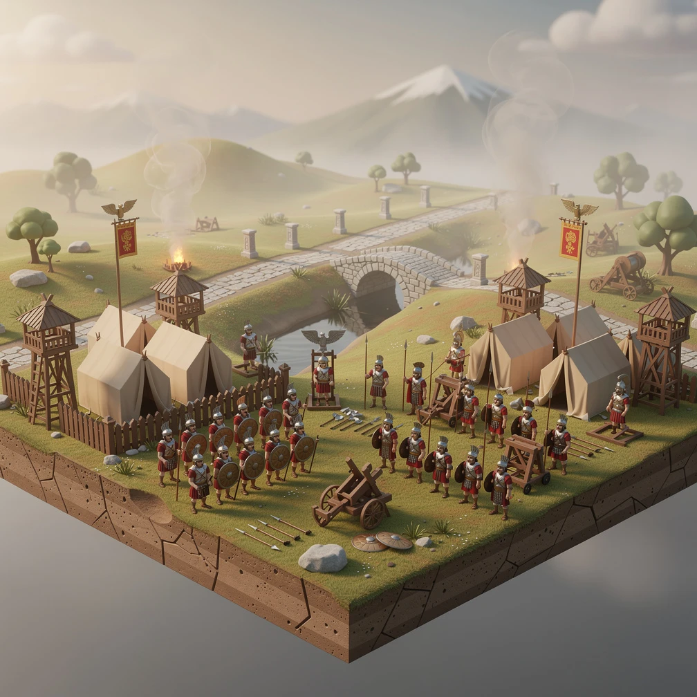 Historical artwork depicting the Battle of Philippi